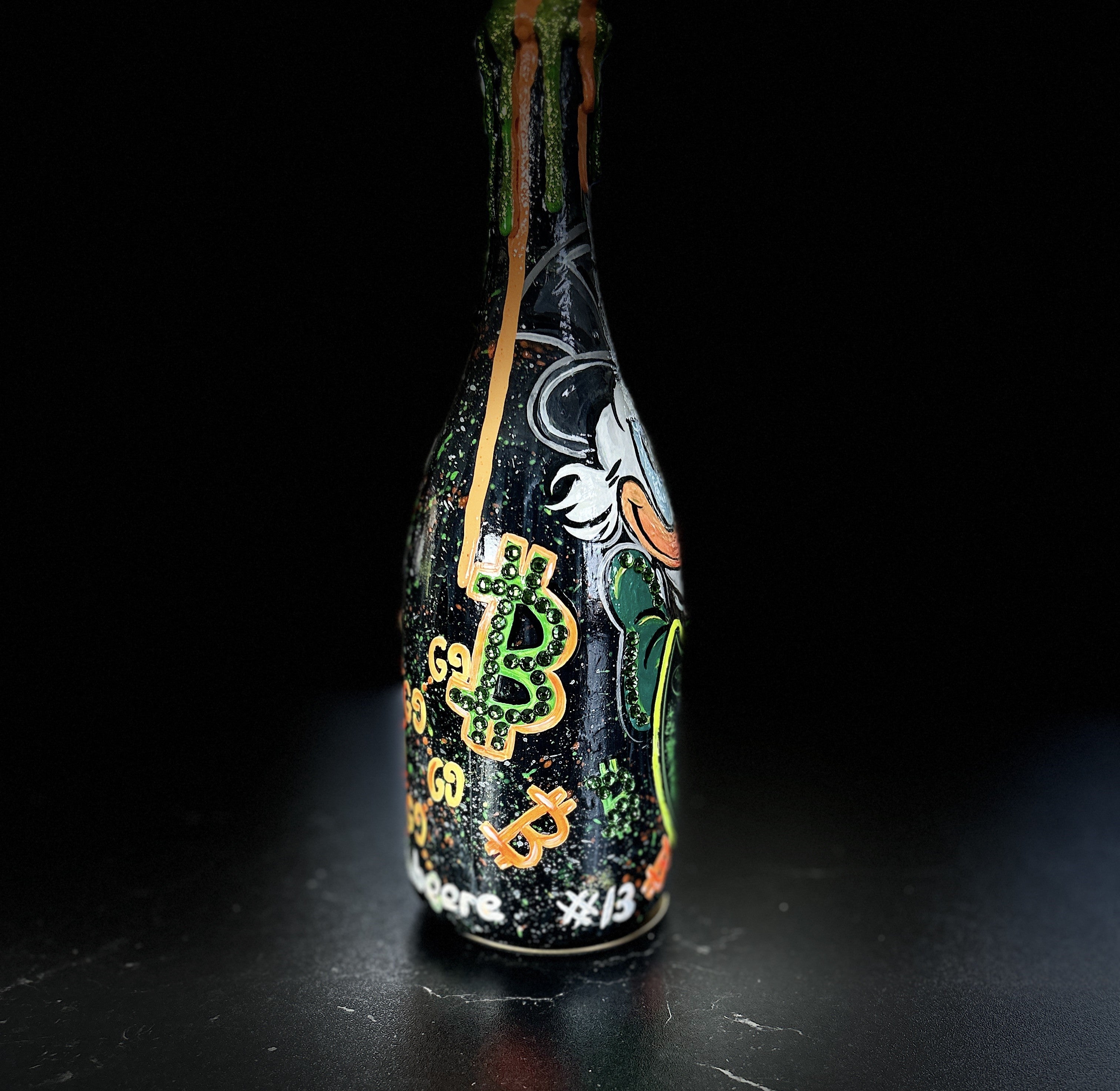 Bitcoin Bottle - "Scrooge Rich"