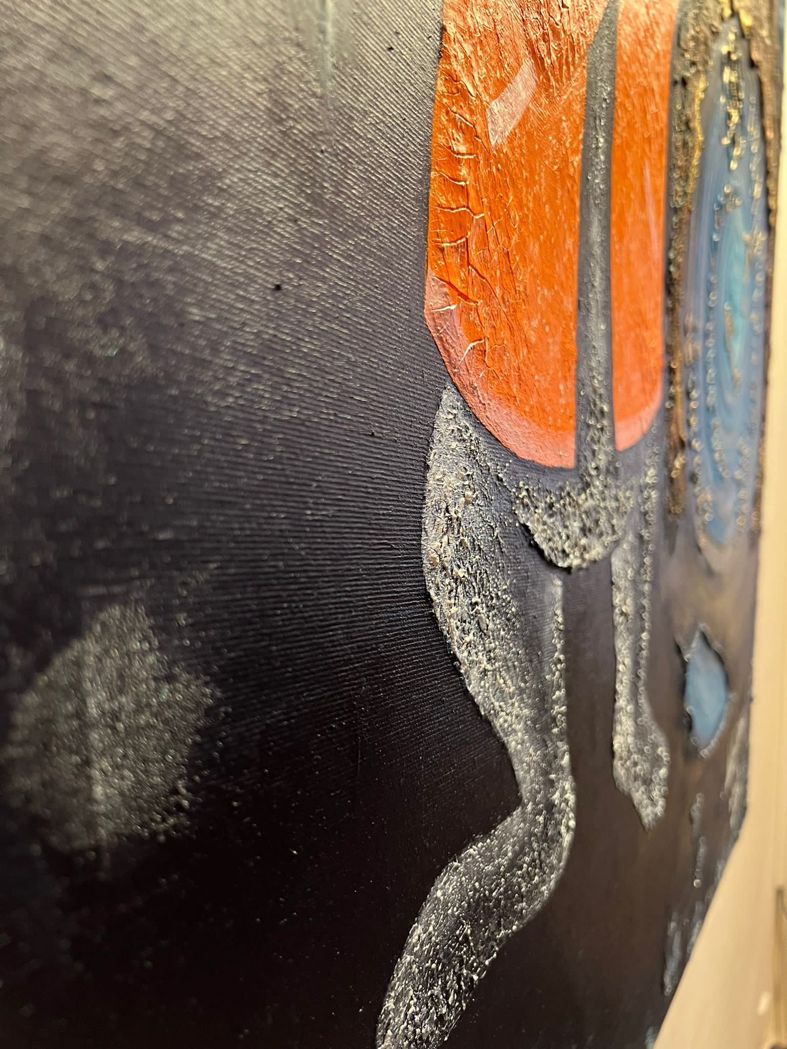 BITCOIN RABBIT HOLE (120x100cm)