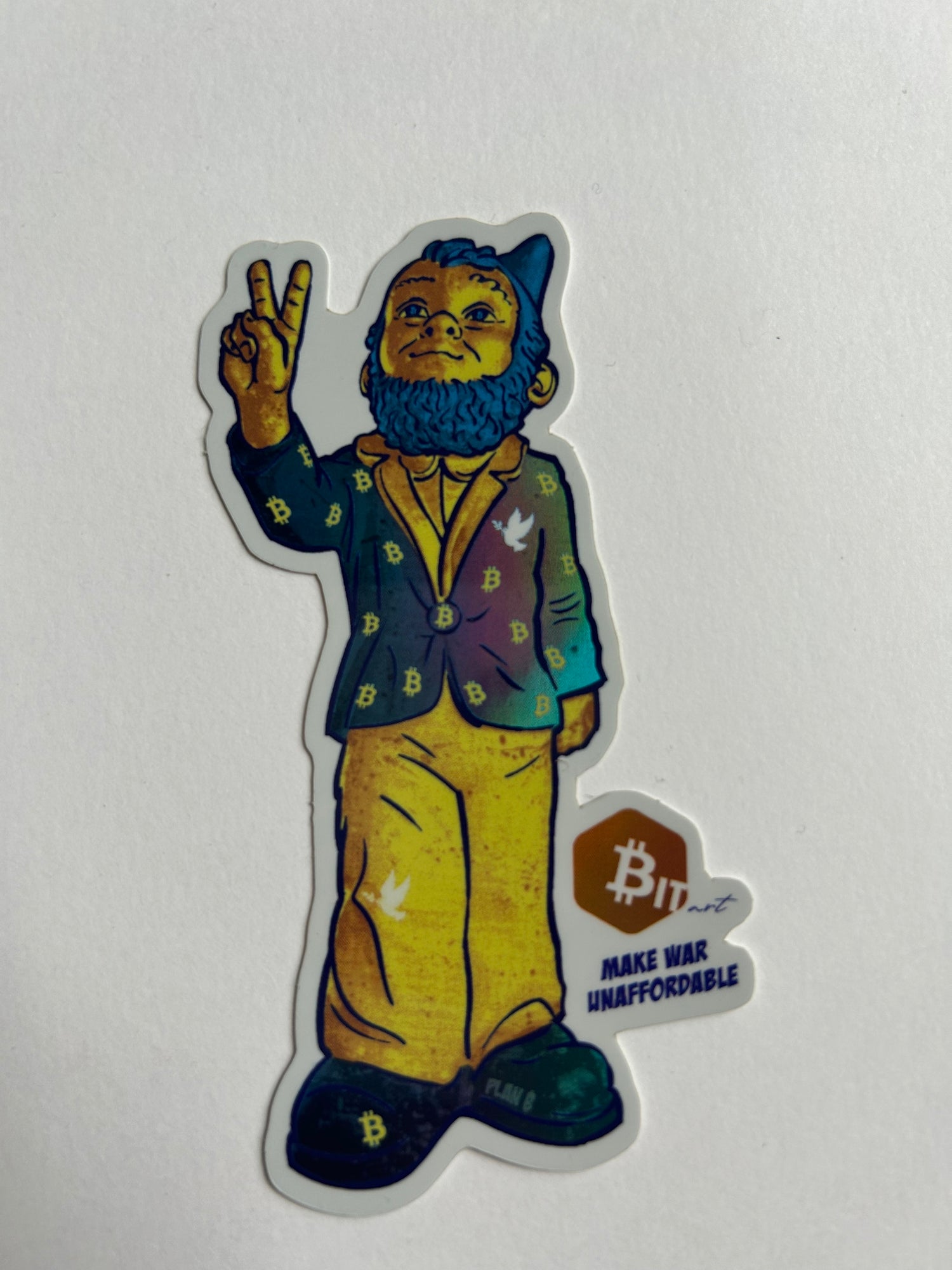 Bitart holographic Art-Stickers